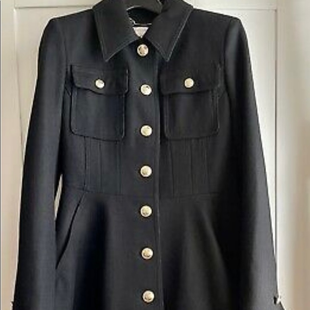 Laundry Shelli Segal Wool Military Equestrian Riding Coat